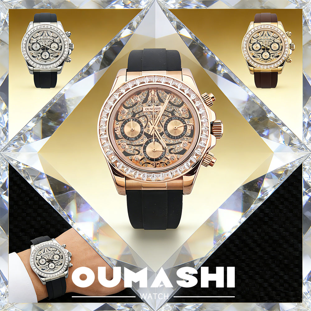 Luxury Watch Dial - Jam Tangan Pria 39Mm VK63 Jam