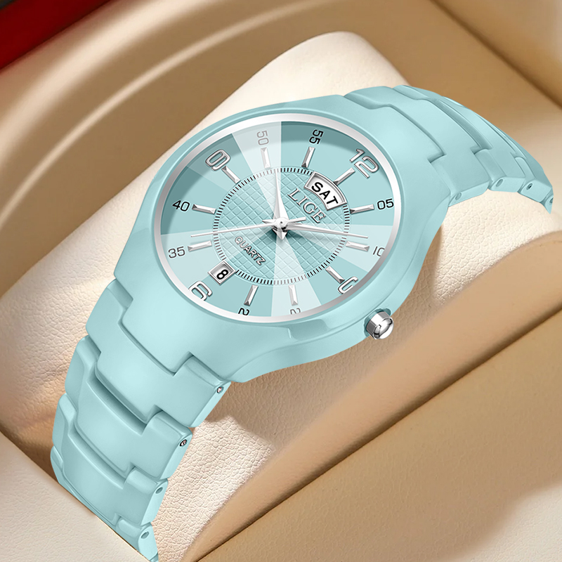 Luxury Watch Dial - LIGE Jam Tangan Wanita Kuarsa Elegan