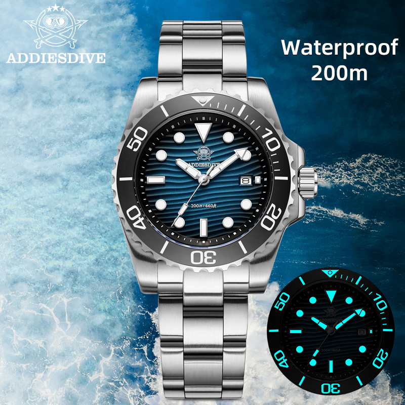 Luxury Watch Storage - ADDIESDIVE Jam Tangan Kuarsa Pria 2115