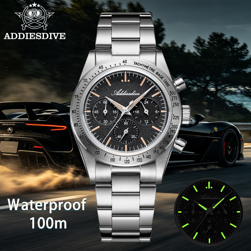 Luxury Watch Levels - ADDIESDIVE Jam Tangan Kronograf Baru 0S20