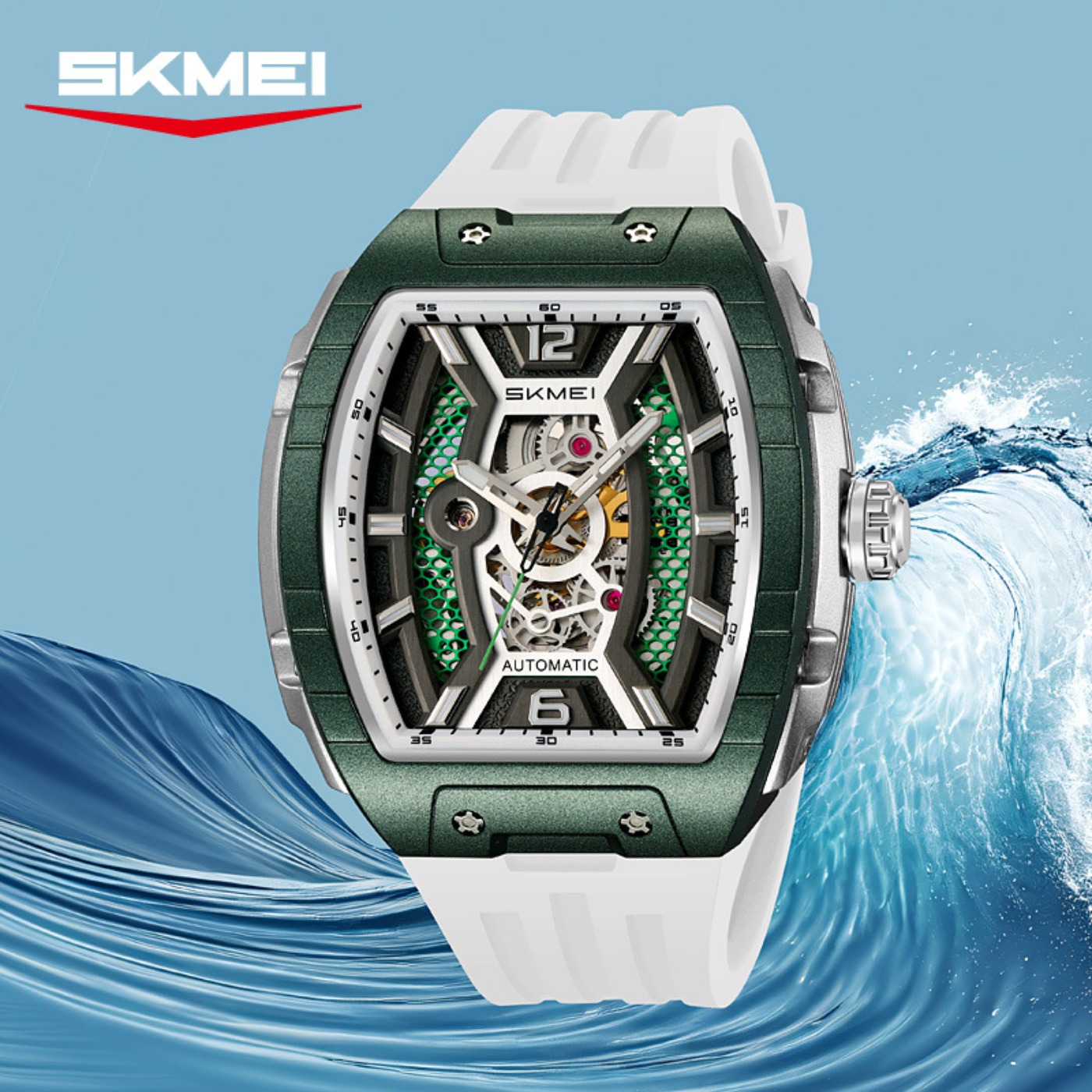 Jam Tangan Otomatis Pria Rose  - Luxury Watch Dial ulasan dan harga