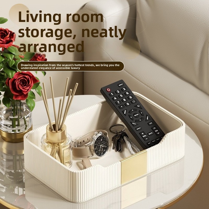 Baki Meja Kulit PU - Organizer - Luxury Watch Levels ulasan dan harga