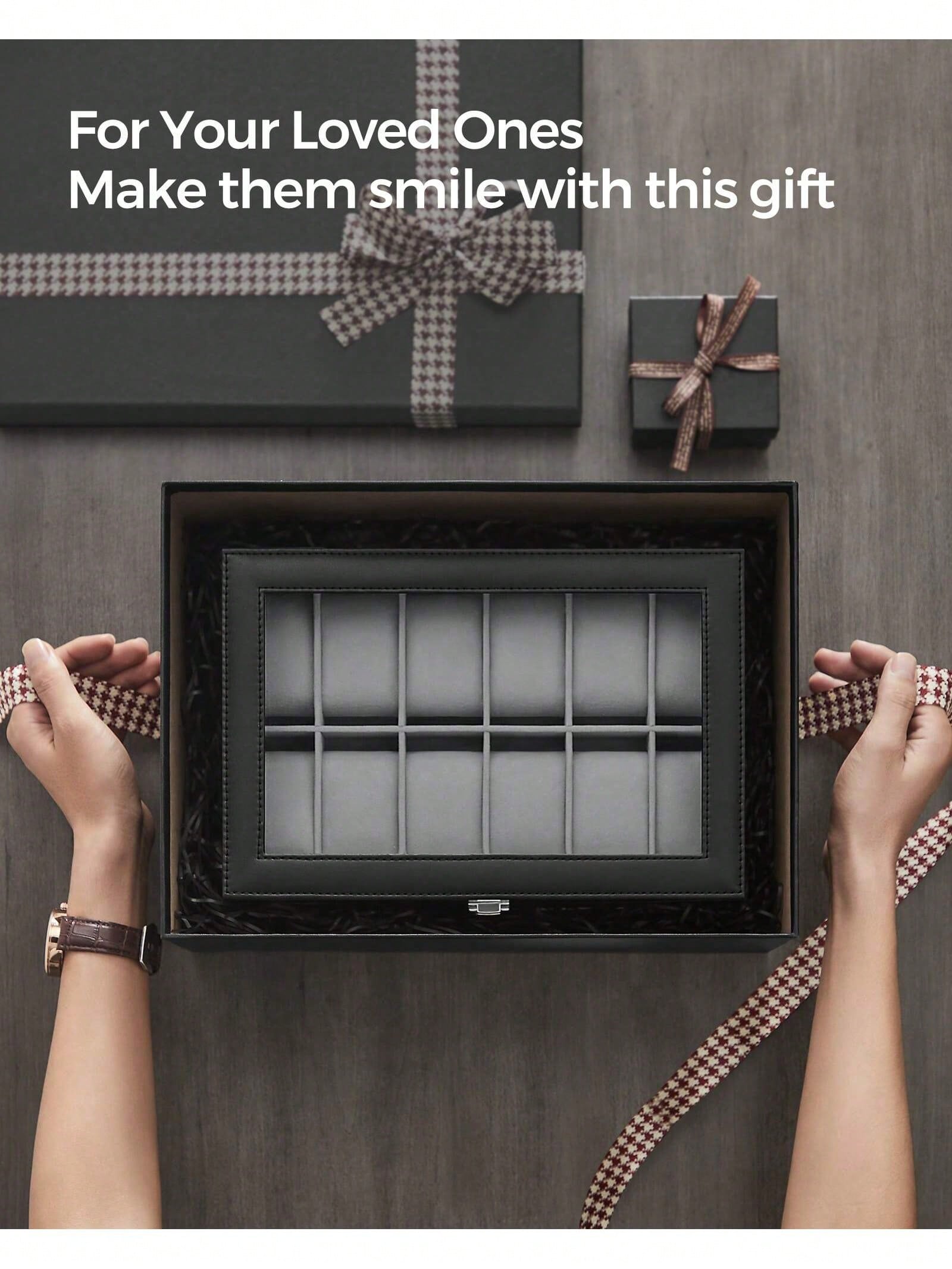 Kotak Jam Tangan 12 Slot yang  - Luxury Watch Holder ulasan dan harga