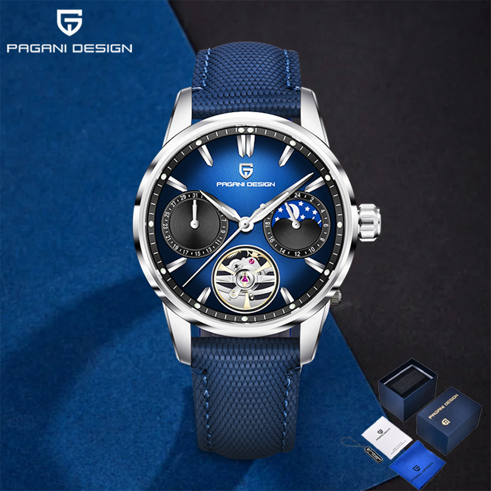 Jam Tangan Pria Mewah Pagani D - Luxury Watch Moon Phase ulasan dan harga