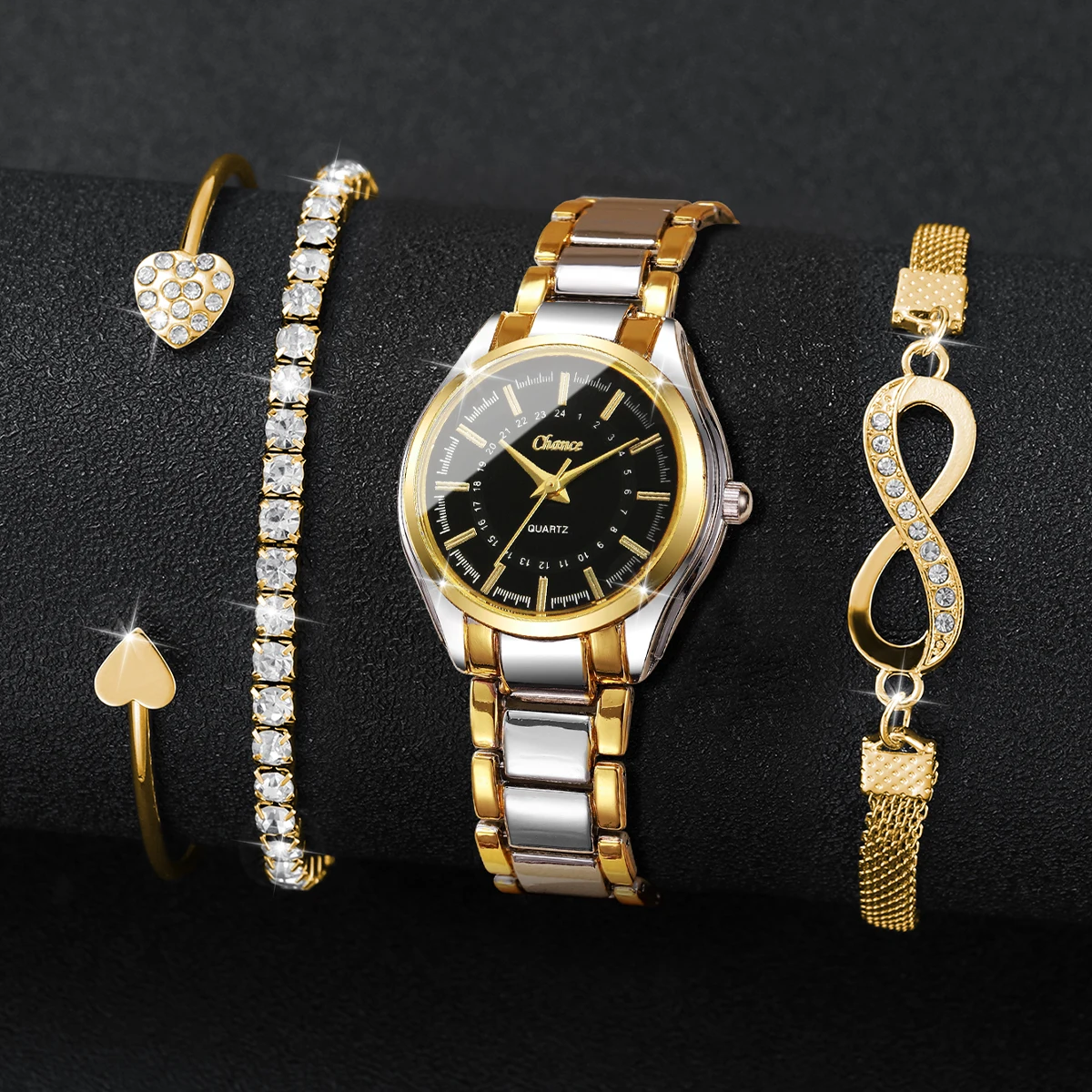 4 Buah Jam Tangan Wanita Elega - Luxury Watch Storage ulasan dan harga