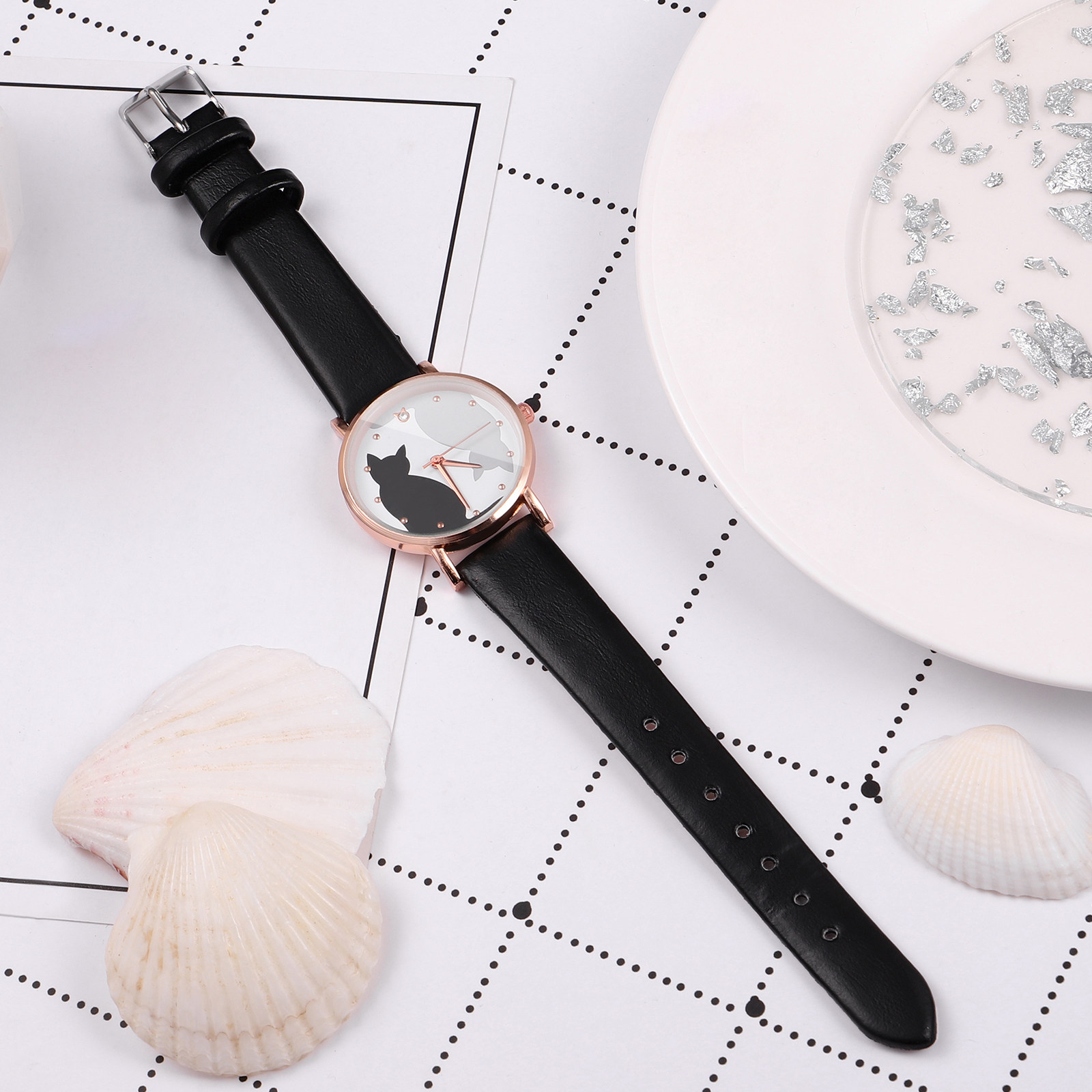 Jam Tangan Anak Motif Kucing K - Luxury Watch Kids ulasan dan harga